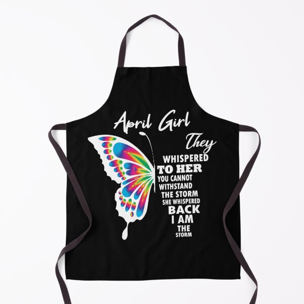 Item preview, April Girl Rainbow Butterfly I Am The Storm designed and sold by Parkerzz.