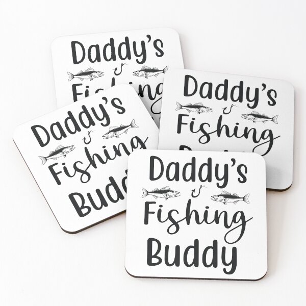 Item preview, Daddys Fishing Buddy Father Son Outdoor Bonding Quote designed and sold by Parkerzz.
