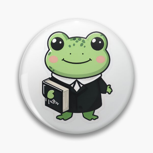 Item preview, A Cute Lawyer Frog designed and sold by DWorriBHappi.