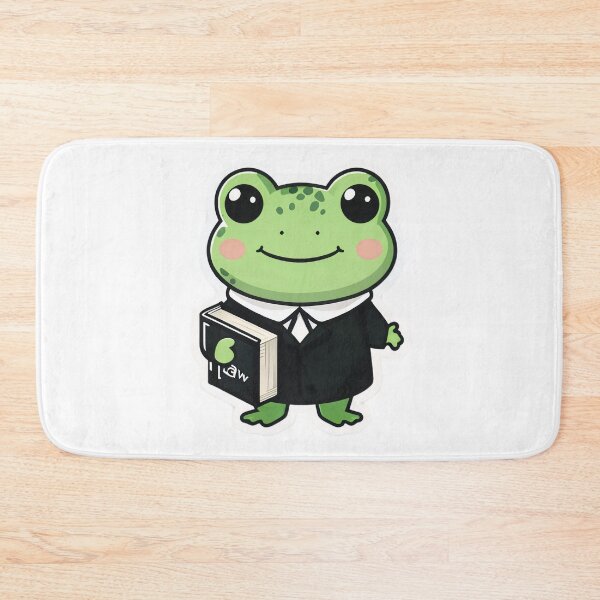 Item preview, A Cute Lawyer Frog designed and sold by DWorriBHappi.