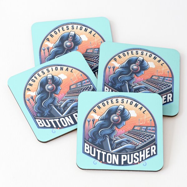 Item preview, Professional Button Pusher, typography designed and sold by maxmaj.