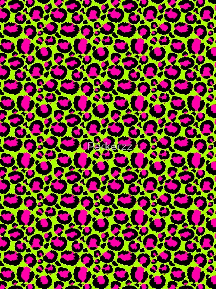 Neon Green Pink Leopard Print Seamless Pattern Art" A-Line Dress for Sale  by Parkerzz | Redbubble
