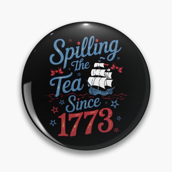 Item preview, Coquette Spilling The Tea Since 1773 4th Of July designed and sold by BakeryDozen.