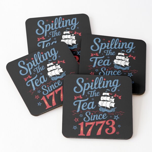 Item preview, Coquette Spilling The Tea Since 1773 4th Of July designed and sold by BakeryDozen.