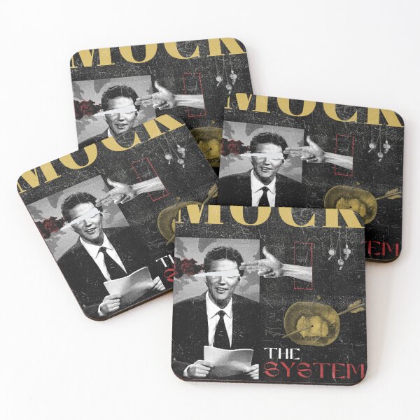 Item preview, Mock the System – Dystopian Propaganda Poster designed and sold by FrandWeb Graphics.
