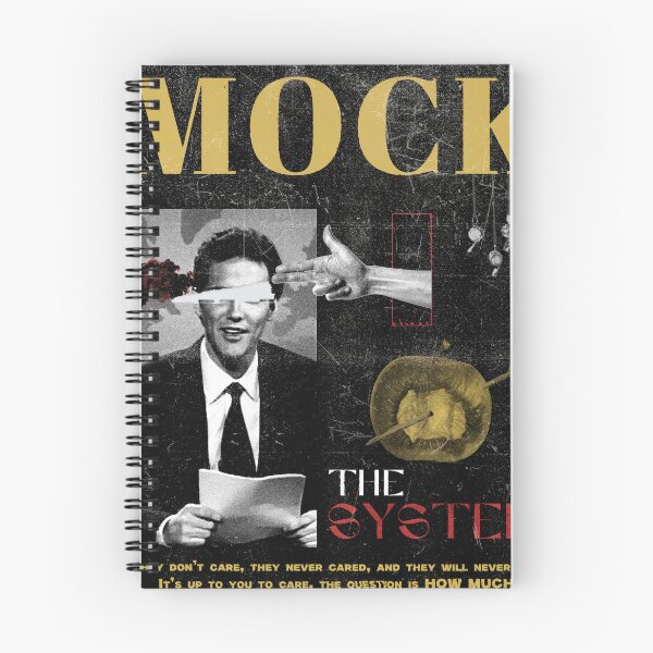 Item preview, Mock the System – Dystopian Propaganda Poster designed and sold by FrandWeb Graphics.