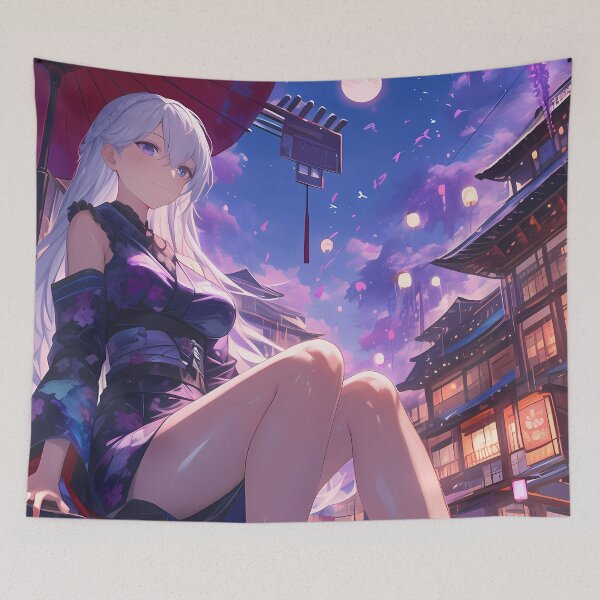 Item preview, Belfast Wisteria Pier Azur Lane Anime Elegance Unveiled designed and sold by mildaclairmo.