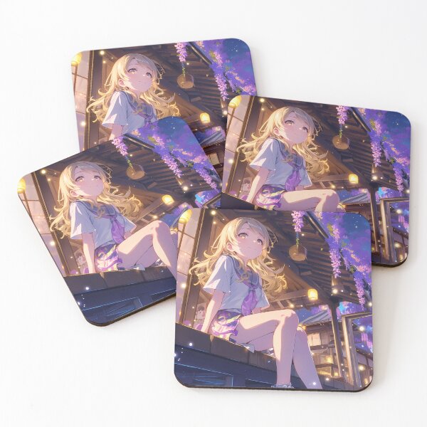 Item preview, Certain Scientific Shokuhou Misaki Railgun Anime Academy City Wisteria Night Bloom designed and sold by mildaclairmo.