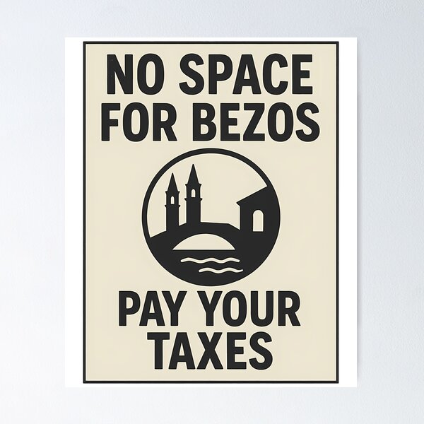 Item preview, Copy of No Space For Bezos designed and sold by k3rstman1.