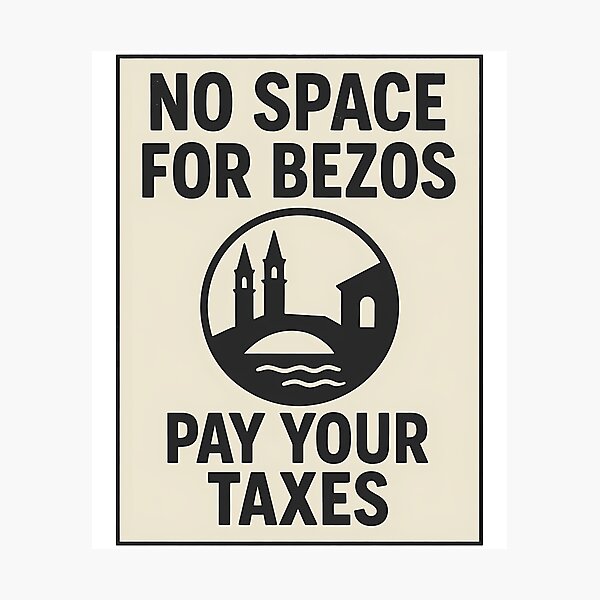 Item preview, Copy of No Space For Bezos designed and sold by k3rstman1.