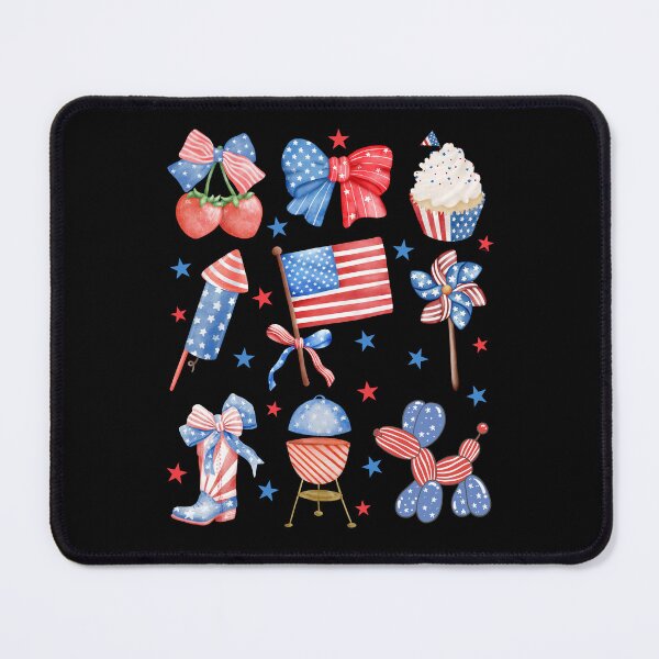 Item preview, 4th of July Coquette Aesthetic Patriotic Symbols designed and sold by JRice66.