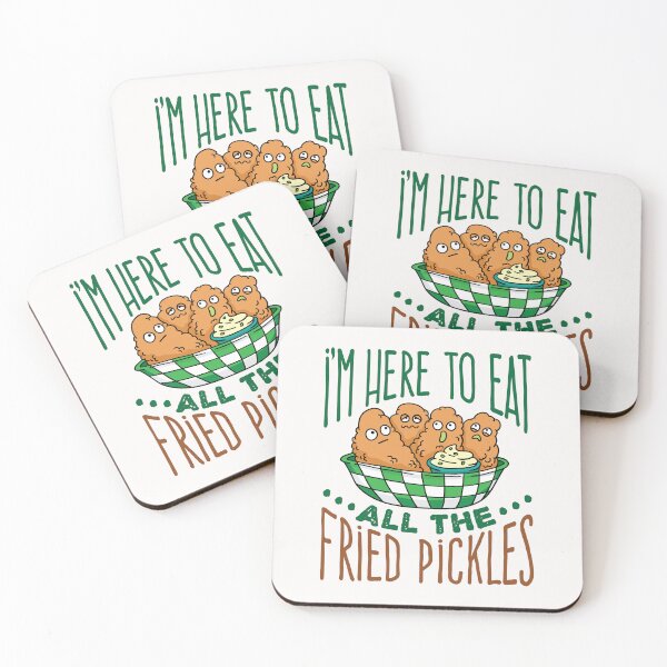 Item preview, I'm Here to Eat All the Fried Pickles designed and sold by jaygo.