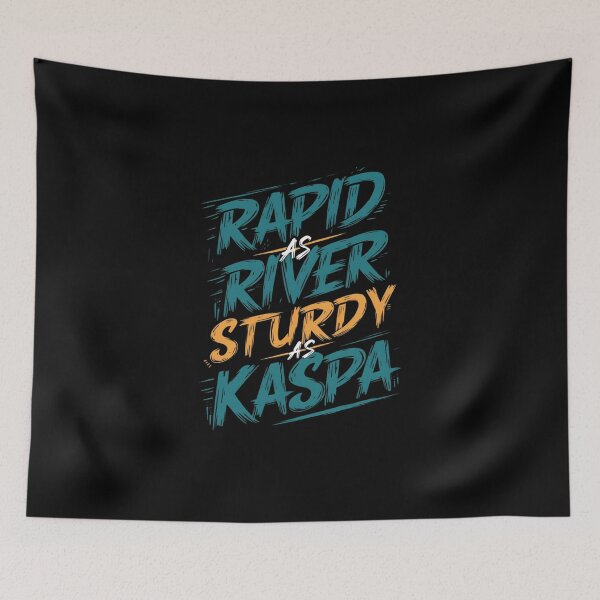 Item preview, Kaspa Says What the Hashrate Says designed and sold by RadDeck.