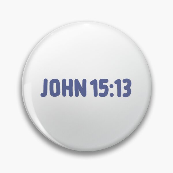 Item preview, John 15:13 navy blue designed and sold by LRM_ artz.