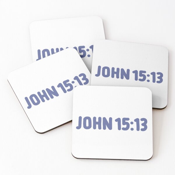 Item preview, John 15:13 navy blue designed and sold by LRM_ artz.