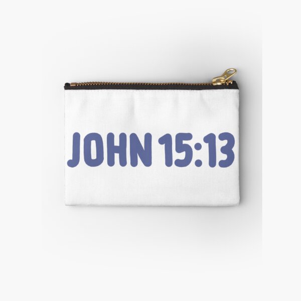 Item preview, John 15:13 navy blue designed and sold by LRM_ artz.