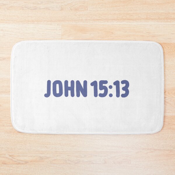 Item preview, John 15:13 navy blue designed and sold by LRM_ artz.
