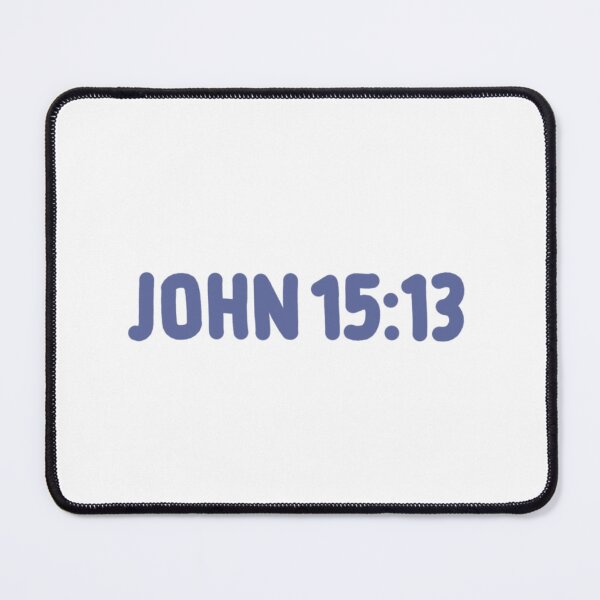 Item preview, John 15:13 navy blue designed and sold by LRM_ artz.