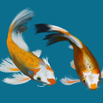 Artwork thumbnail, Whimsy Koi Fish by thewhimsyash
