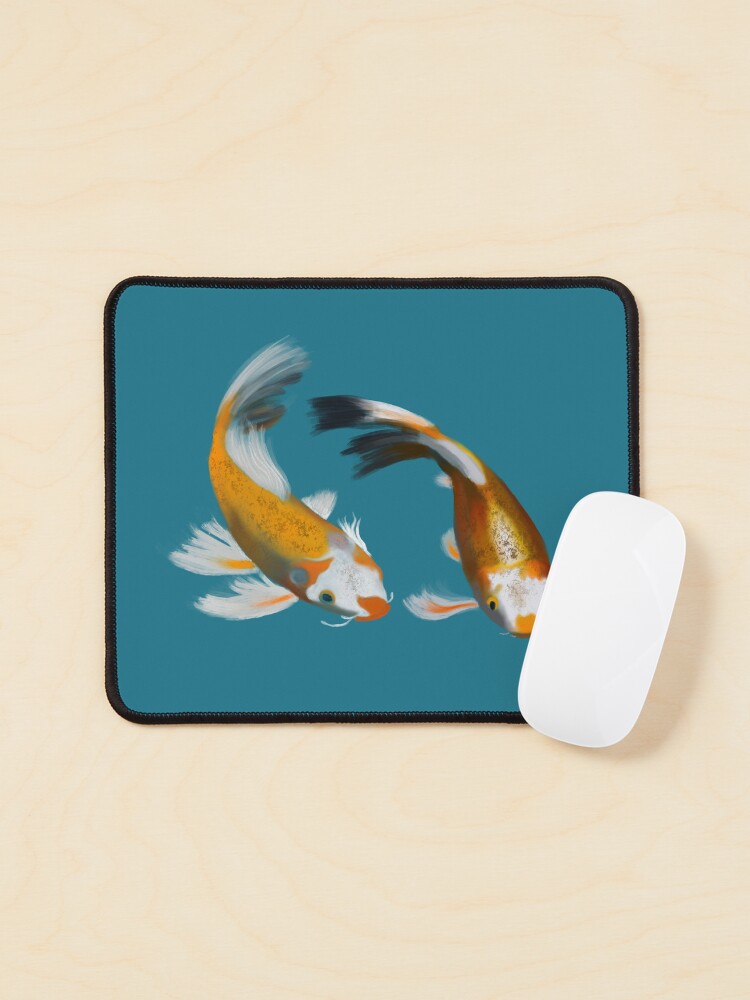 Thumbnail 1 of 5, Mouse Pad, Whimsy Koi Fish designed and sold by thewhimsyash.