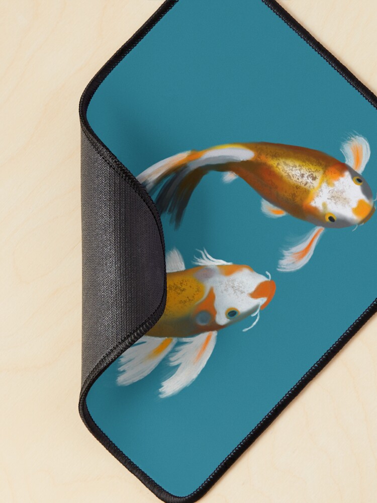 Thumbnail 2 of 5, Mouse Pad, Whimsy Koi Fish designed and sold by thewhimsyash.