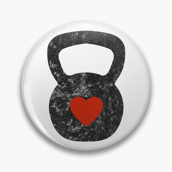Item preview, Kettlebell Love (Red Heart) designed and sold by Little Town Atelier.