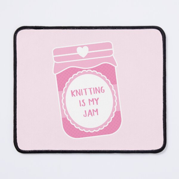 Item preview, Knitting Is My Jam designed and sold by teesaurus.