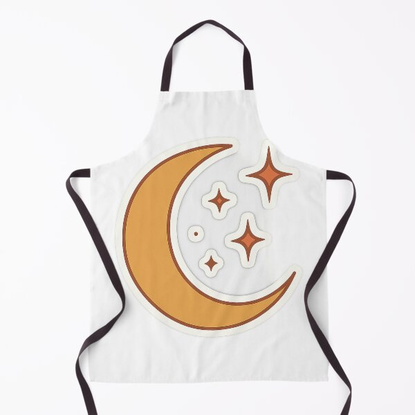 Item preview, Retro Crescent Moon and Stars designed and sold by Digitaljes.