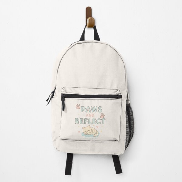 Item preview, Paws and Reflect – Pastel Sleeping Cat Design designed and sold by MLynCollective.