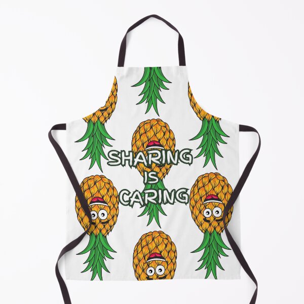 Item preview, Sharing Is Caring – Pineapple Pattern with a Twist designed and sold by PeacePassionCoffee.