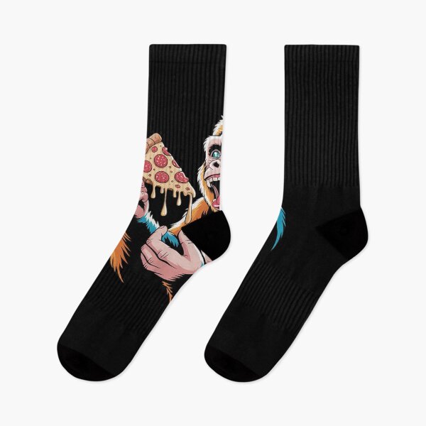 Item preview, Bigfoot Eating Pizza Cute Sasquatch Funny designed and sold by rbc-wrights.