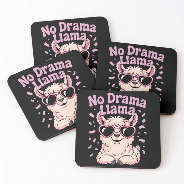 Item preview, No Drama Llama – Cute Relaxed Llama in Sunglasses designed and sold by Taans-Creation.