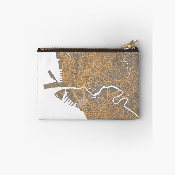 Aperçu de l'œuvre Carte de Manille, Philippines - Bauhaus créée et vendue par deMAP.