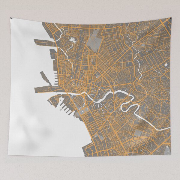 Item preview, Manila City Map of the Philippines - Bauhaus designed and sold by deMAP.