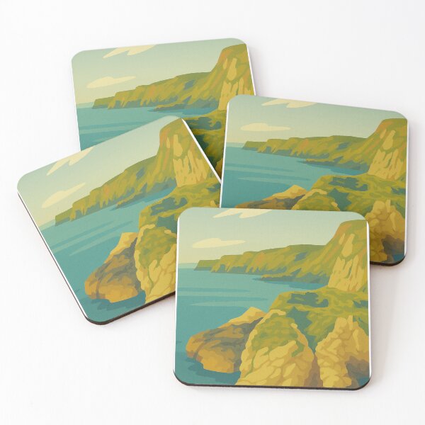 Item preview, Northern Ireland Cliffs designed and sold by AcrylicCult.
