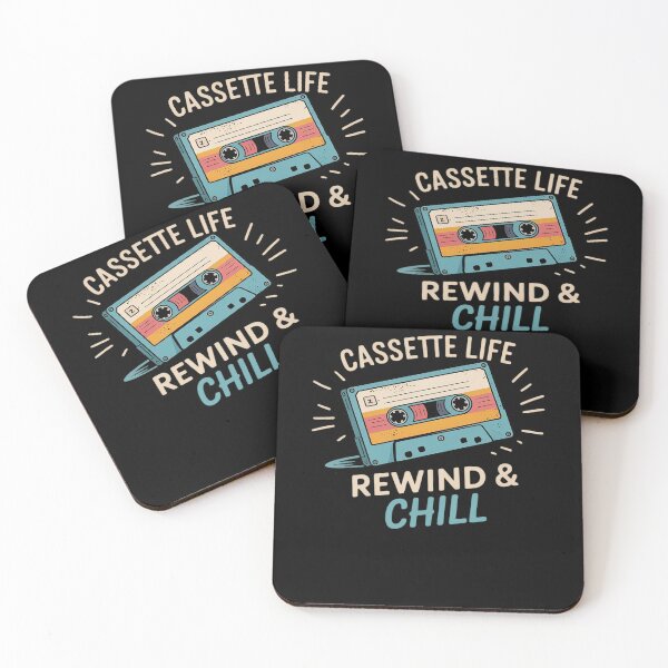 Item preview, Cassette Life Rewind Chill Funny designed and sold by heeun.