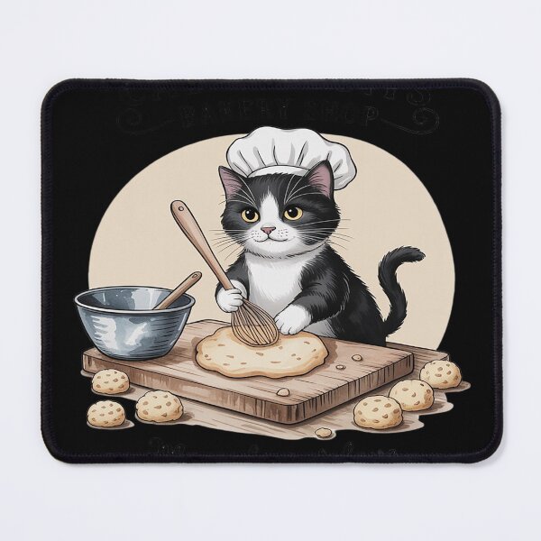 Item preview, Cat Bakery Knead Em Funny Kitty Biscuits designed and sold by heeun.
