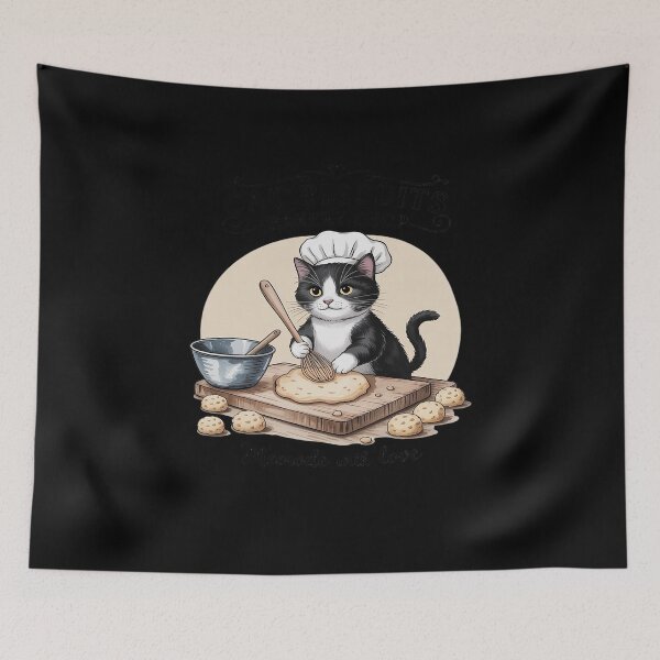 Item preview, Cat Bakery Knead Em Funny Kitty Biscuits designed and sold by heeun.