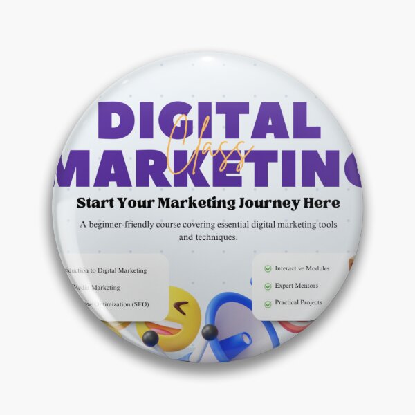 Item preview, Digital Marketing Starter Course Poster designed and sold by preetdigitals.