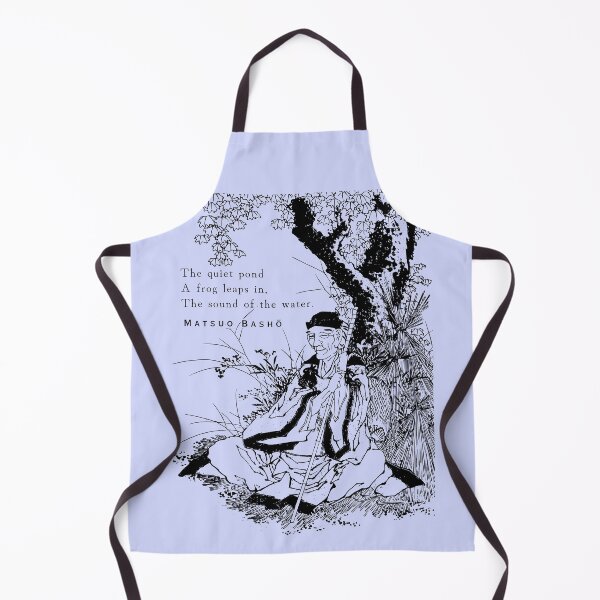 Item preview, Matsuo Bashō quote: The quiet pond A frog leaps in, The sound of the water. designed and sold by artbleed.