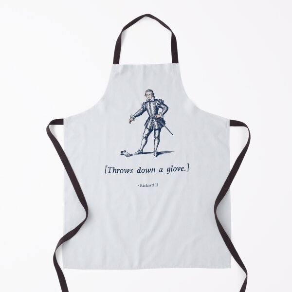 Item preview, [Throws down a glove.] – Funny Shakespeare Stage Direction designed and sold by theatrefinery.