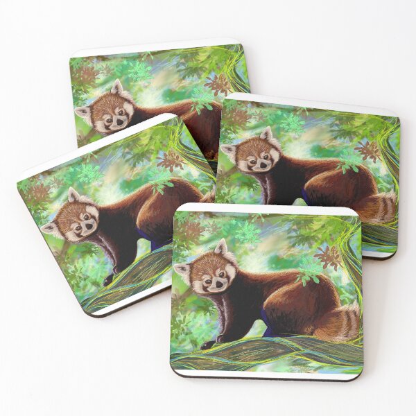 Item preview, Red Panda in the Tree Tops designed and sold by Adrianas Gems.