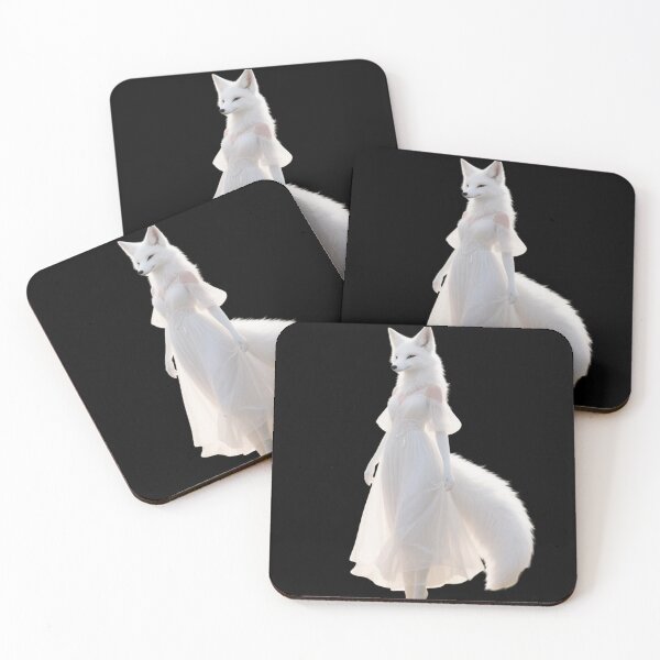 Item preview, elegant white fox designed and sold by anarojas96.