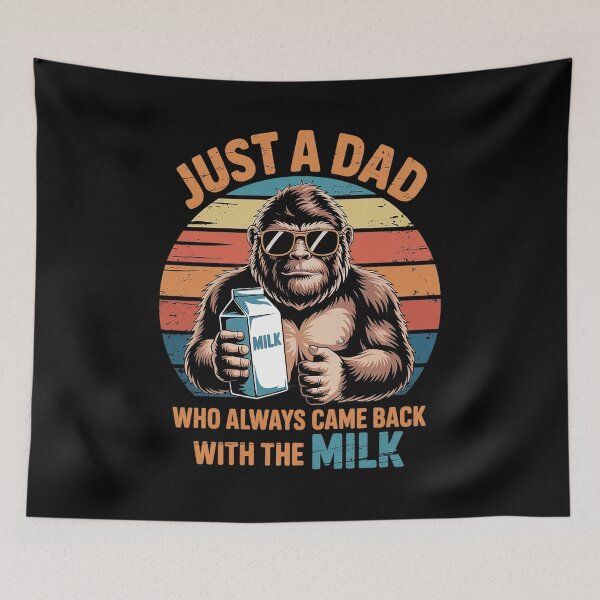 Item preview, Bigfoot Papa, Just A Dad Who Always Came Back With The Milk designed and sold by rbc-wrights.