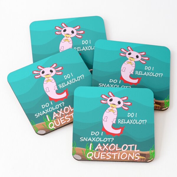 Item preview, Axolotl Pun I Axolotl Questions Funny Art designed and sold by SandyMDesigns.
