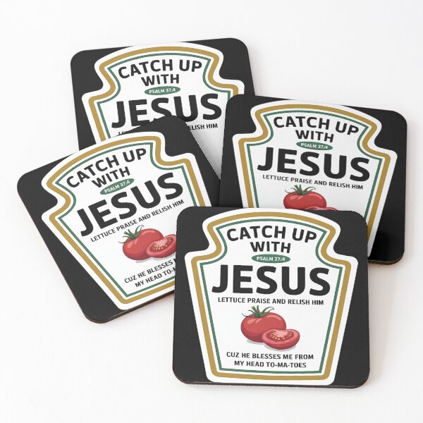 Item preview, Catch Up With Jesus Ketchup Funny Christian Ketchup designed and sold by heeun.