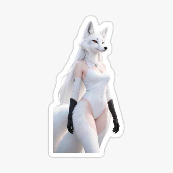 Item preview, elegant white vixen designed and sold by anarojas96.