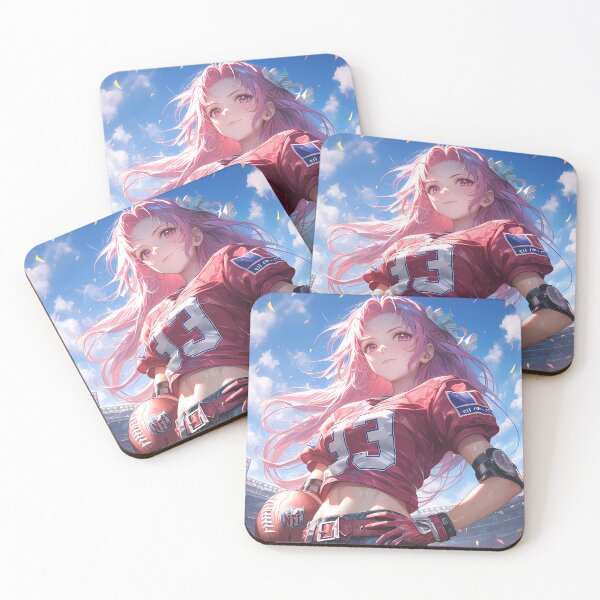 Item preview,  Yuri Nakamura Angel Beats Spirited Football Queen Anime Girl Gameday designed and sold by earlobejerk.
