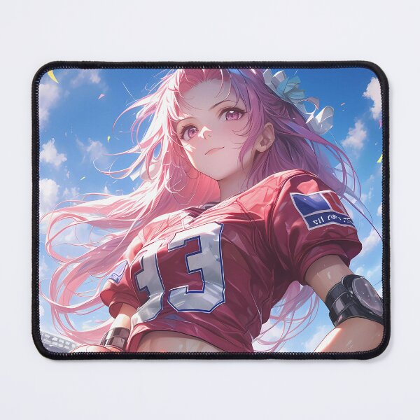 Item preview,  Yuri Nakamura Angel Beats Spirited Football Queen Anime Girl Gameday designed and sold by earlobejerk.