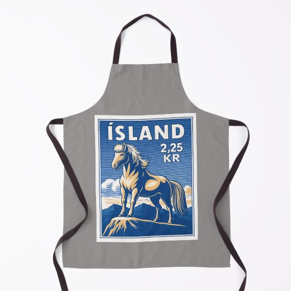 Item preview, Iceland Horse Postage Stamp Poster designed and sold by retrographics.